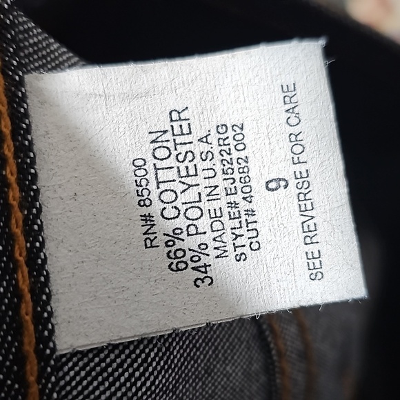 Baby Phat Straight Leg Black Jeans‎ Size 9 NWT - Picture 4 of 6